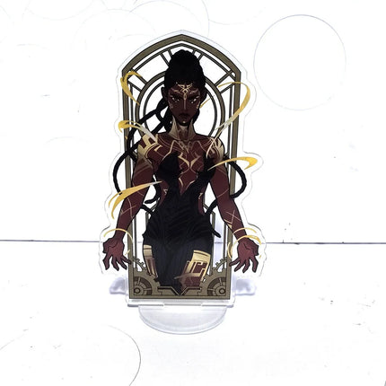 Hot League of Legends Arcane Game Peripherals Acrylic Stand Aso the King of Man the Sword Saint Desktop Display 15CM Collection