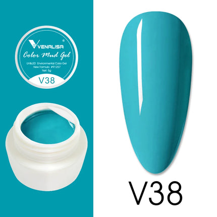 VENALISA Color Mud Gel Pure DIY Nail Art Design UV Gel Polish Professional Manicure Varnishes for Quality Artistry