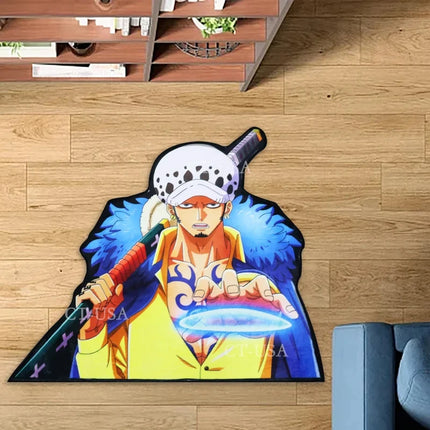 Anime One Pieces Manga Soft Anti-slip Area Rugs Home Bedroom Cartoon Deco Kitchen Bathroom Non-slip Mat Doormat Birthday Gift