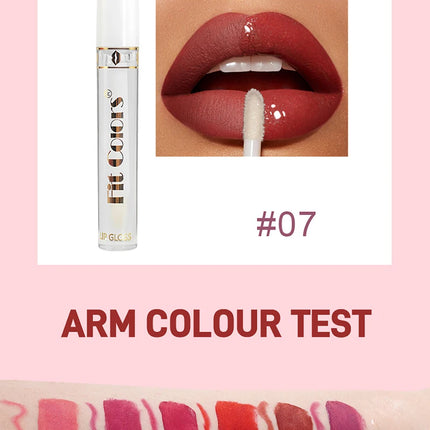 Matte Lip Gloss & Lipliner Pen Set Makeup Women Gift 24h Long-lasting Waterproof Non Stick Cup Mirror Lipstick Sexy Lips Makeup