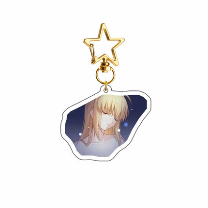 Game Honkai Star Acrylic Keychains Stand Cyrene DanHeng Evernight Cerydra Castorice Phainon Figure Pendant Car Key Chain Gifts