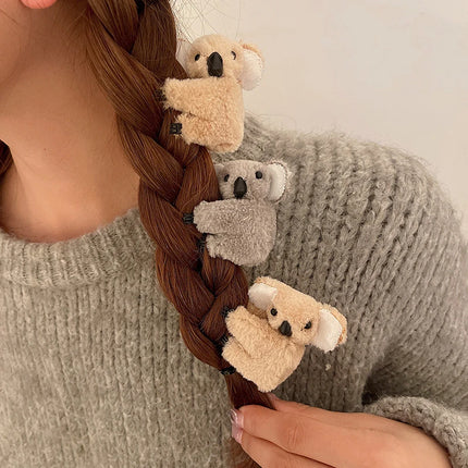 Koala Plush Hairpin / Pince Koala Peluche