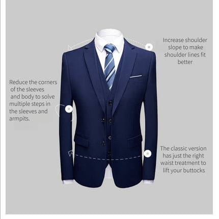 Suits For Men Wedding 2 Pieces Set Elegant Jackets Pants  Blazers Slim Fit Formal Outfit Fashion Business Classic 2025 Costume