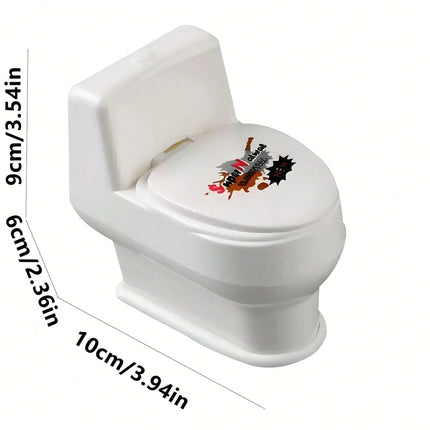 Mini Toilet Prank Water Spray Toy | Open Lid to Spray Funny Tricky Toy for Kids Adults Party Gags