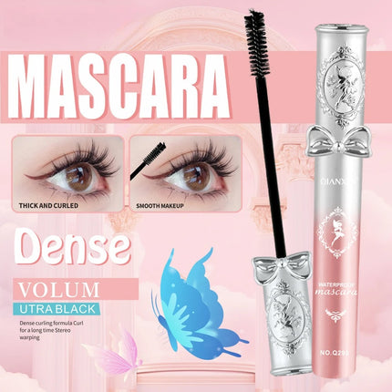 Cute, Curly, Long-lasting Mascara, Water-resistant and Non-dusting. Black Mascara.