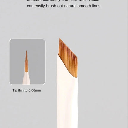 Upgrade Blade Eyeliner Brush Ultra Thin Fine Angle Flat Eyebrow Brush Under The Eye Makeup Brushes Precise Detail Brush white
