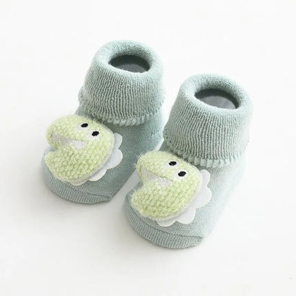 Cartoon Baby Socks For Girl Boys Rabbit Bear Anti Slip Soft Warm Winter Autumn Toddler Indoor Floor Socks For Kids