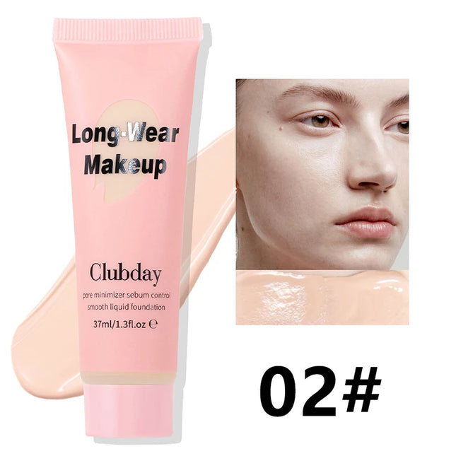 High Coverage Liquid Foundation BB Cream Primer Waterproof Lasting Concealer Corrector Base Facial Korean Makeup Women Cosmetics