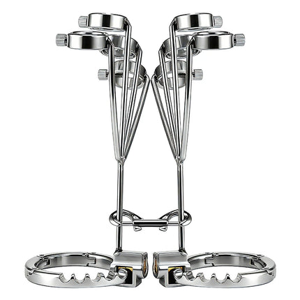 1set, Ring handcuffs, Stainless steel ring,, Screw adjustment, BDSM Bondage sex toy, adult pleasure, sexual wellness, sex toys