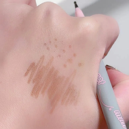 Natural Lifelike Fake Freckle Makeup Pen Liquid Lightweight Round Head Fake Spot Pen Long Lasting Waterproof Face Dot Mole Pen