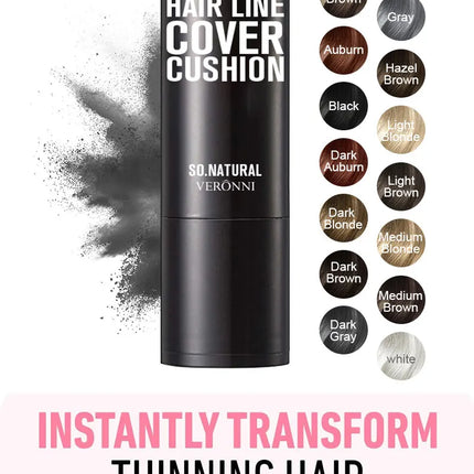 14 Color Temporary Hairline Powder Stick,Waterproof Hairline Filling Powder,Hair Shadow Powder,Hair Shading Sponge Pen
