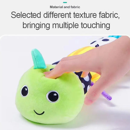 Rattle Musical Caterpillar Worm Soft Infant Plush Toys Educational Interactive Sensory Toy for Kids Cute Tummy Time Toys