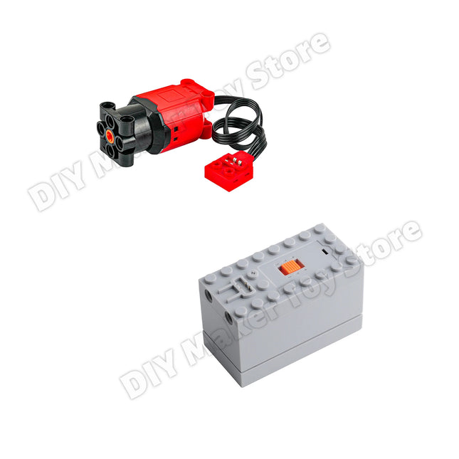 MOC L Motor Red Enhanced Plus Version Compatible with Building Blocks 88003 for Technology Car Power Modification 1/2/10/PCS