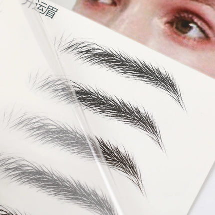 Nutural Eyebrow Tattoo Stickers Eyebrow Water Transfers Stickers Hair-Like Waterproof Easy To Wear Brow Enhancer Sticker Makeup
