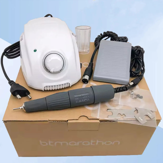 Dental Micro Motor Marathon Machine for Engraving Nail Polish and Dental Procedures with SH37L1 Handpiece Handle