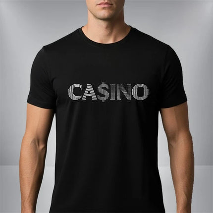 Baby Keem CA$INO CASINO album graphic Tshirt unisex 2026 summer New 100%Cotton O-neck hip-hop Y2K style Short Sleeve Men's shirt