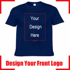 Navy (Front Logo) / XXL / No