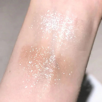 Dream Glittering Purple Eyeshadow Glitter Pearlescent Highlighter Makeup Monochrome Glossy Shiny Eye Shadow Palette