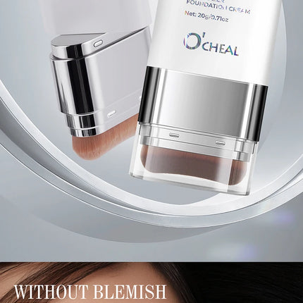 O'CHEAL Perfect Cover Stick Thin And Comfortable Concealer Foundation Cream Stick Instant Natural Waterproof Long-lasting Makeup