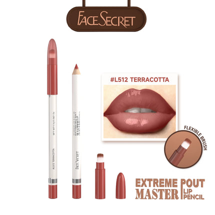 15 Color Matte Lip Liner Pen With Brush, Long Lasting Waterproof Velvet Matte Pencils - Smooth Application Makeup Kit Lip Makeup
