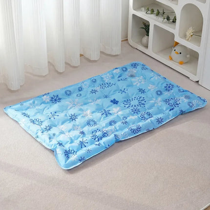 Pet Cooling Mat Water Injection Cool Pad for Dogs Cats Waterproof Wear Resistant Summer Cooling Cushion Pet Bed Accessories