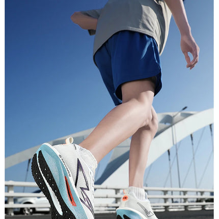 Running Shoes Carbon Board Speciality Marathon Men Sports Breathable Lightweight Women's Comfortable Athletic Nonskid Sneakers