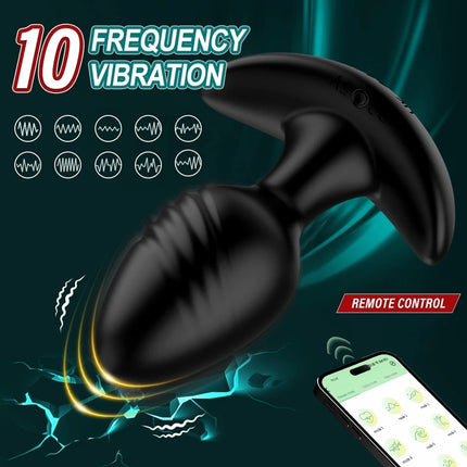 APP Wireless Remote Vibrating Butt Plug Anal Vibrator Sex Toys for Women Ass Dildo Prostate Masturbation Massager Men and Couple