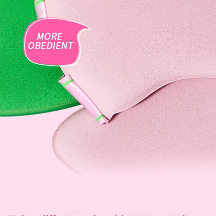 GECOMO Adorable Curved-Head Powder Puff Set — Ultra-Soft, Skin-Friendly, Non-Powder-Caking, Expands When Wet,
