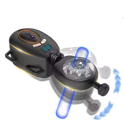 Sex Toys for Men Automatic Swing Male Masturbator with Wearable Belt Thrusting Masturbator Cup Remote Control Adult Supplies