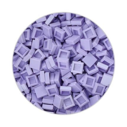 200/330/660pcs MOC Pixel Particles Plate Smooth 1x1 DIY Building Blocks Flat Square Bricks Halloween Christmas Children Toy 3070