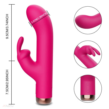 Vagina Clit Rabbit Vibrator for Women G-Spot Vibrator Clitoris Stimulator Female Masturbation Adult Goods Sex Toy for Women