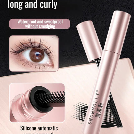 Black Volume Curl Mascara Defining Mascara Lengthening Waterproof  Mascara Waterproof Extra Volume Long -lasting Hyper-Curl