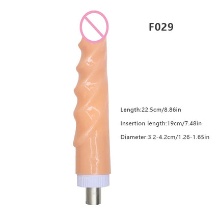 Sex Machine Attachments Realistic Dildos with 3XLR Connector for Love Machines Accessories Sex Toys for Women Masturbation