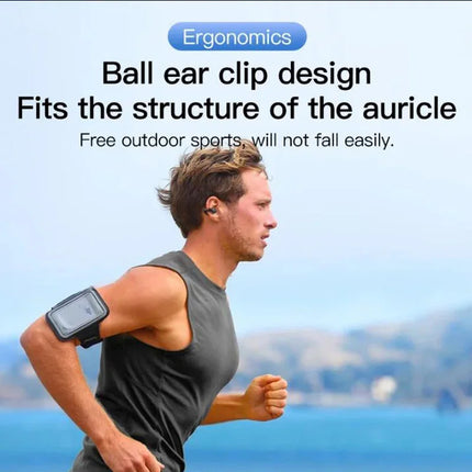 Lenovo Bone Conduction Headphones HiFi Stereo Sports Waterproof Game Music Wireless Bluetooth Clip-on Earphones With Microphone