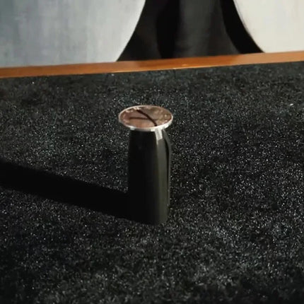 Telekinesis Sharpie Cap 2.0 Close-up Magic Tricks Mentalism Illusion Remote Control Coin Fall off the Cap Magicians Prop Gimmick
