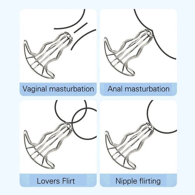 1PCS Hollowed-out metal gourd-shaped anal plug, anal expansion training, anal masturbation toys, lovers flirting games, sex toys