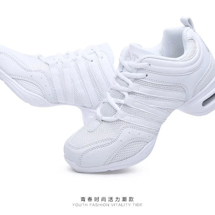 Large Size Women's Dance Shoes Soft Outsole Woman Breath Jazz Hip Hop Shoes Sports Sneakers Ladies Girl Modern Jazz Dancing 2025