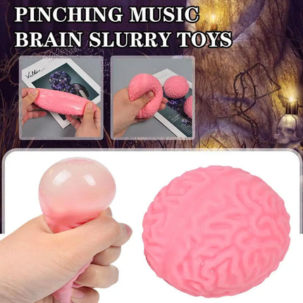 Brain Stress Balls For Adults & Kids Squishy Squeeze Toy For Anxiety Relief Sensory Fidget Toy For ADHD Autism Therapy Gift