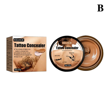 20g Tattoo Concealer Waterproof Lasting Tattoo Cover Cream Body Makeup Cosmetics Tattoo Cover Tool Body Foundation Makeup