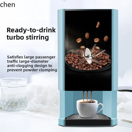 LXC automatic instant coffee machine household hot and cold water self-service milk tea juice soy  all-in-one machine commercial