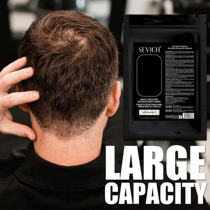 Sevich 100g Hair Fibers 10 Color Keratin Hair Building Fiber Powder Instant Hair Growth Fiber Refill 50g Hair Care Product