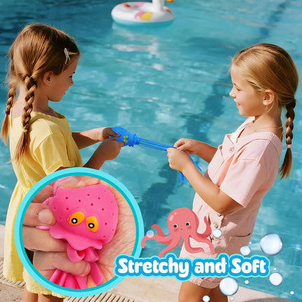 Octopus Water Balls Sensory Stress Relief Floating Pool Toys for Kids Water Splash Ball Swim & Bath Toys Outdoor Activity & Game