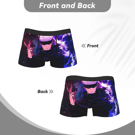 Humor Boxer Satoru Gojo Jujutsus Shorts Panties Briefs Men Underwear Kaisens Anime  Soft Underpants for Homme S-XXL