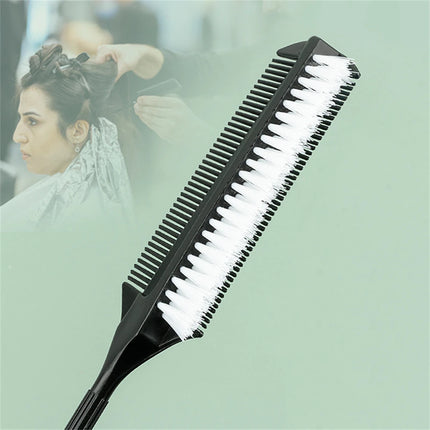 1pc Hairdressing Double Side Dye Comb With Highlight Comb Weaving Cutting Brush Professional Salon Hair Coloring Tool