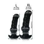 black-PVC-2pcs L XL