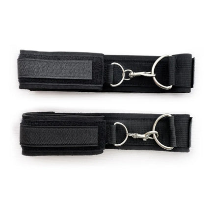 18+ Couple BDSM Bondage Kit - Soft Adjustable Wrist & Thigh Cuffs, Beginner-Safe Restraints Toy for Women Adult Supplies