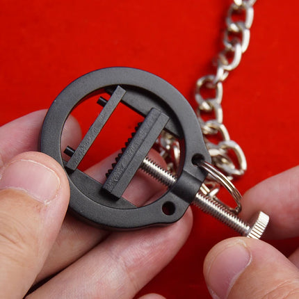 BDSM Screw Nipple Clamps Clips With Spikes,Bondage Restraints,Sex Toys for Couples,SM Adult Games,Adjustable Pressure