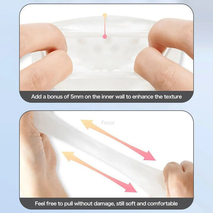 OREADEX Male Masturbation Cup Vagina Egg Penis Massage Adult Toys For Men Silicone Pocket Pussy Stretchable Masturbator Sex Toys
