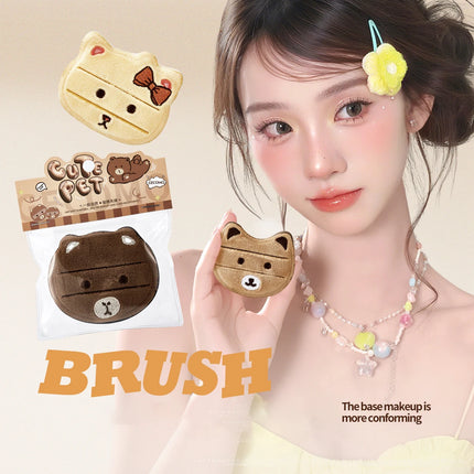 Premium Thick Soft Makeup Puff - Cute Skin-Friendly Wet & Dry Dual Use Sponge for Better-fitting Base Makeup