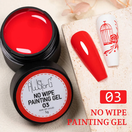 AWStorG 5ML Super Silver Metallic Gel Nail Polish Metal Effect Painting Gel Chromes Varnish Semi Permanent for Nail DIY